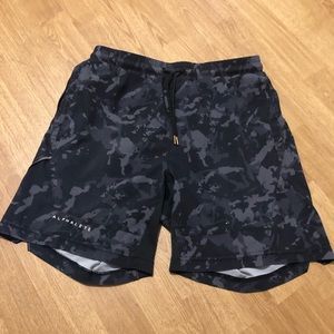 Alphalete Black camo shorts